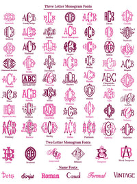 Monogrammed Bath Towels