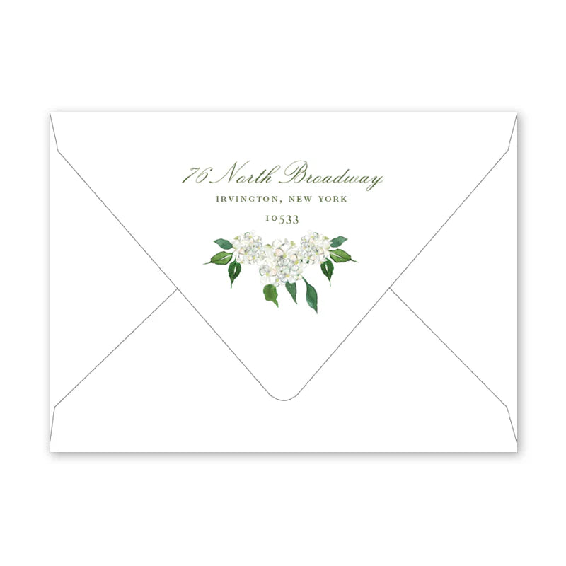 50 Blue Topiary Crest Folded Notes