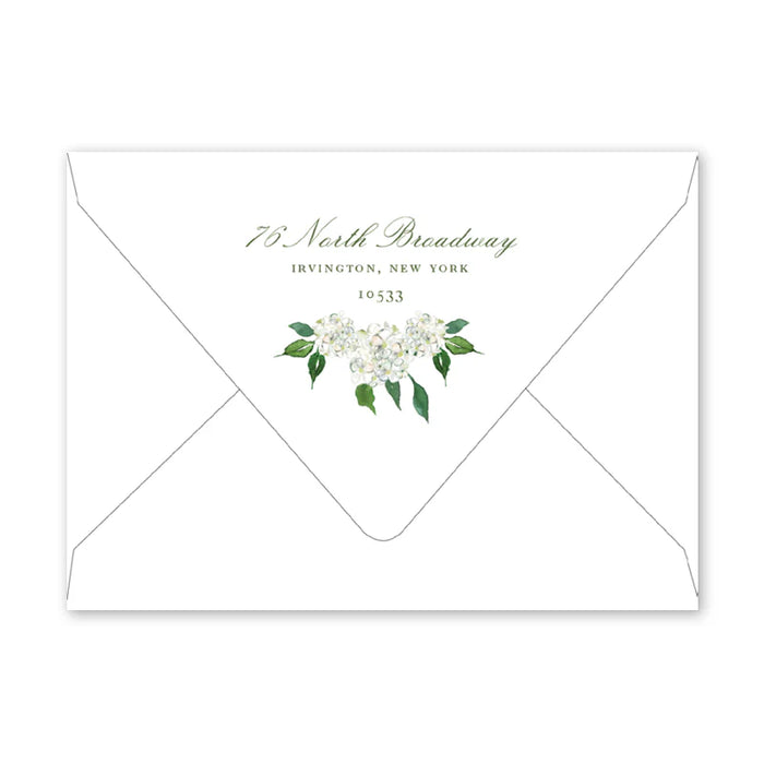 50 Blue Topiary Crest Folded Notes