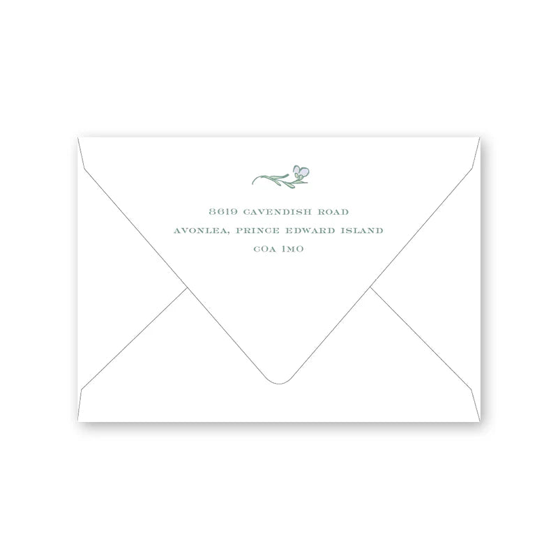 3 Letter Monogram Fold Over Notes