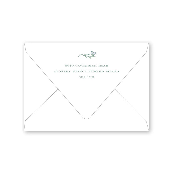 3 Letter Monogram Fold Over Notes