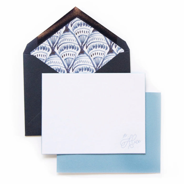 Light Blue Beveled Notes - D11