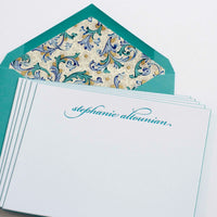 Gorgeous Teal Beveled Notes - D2