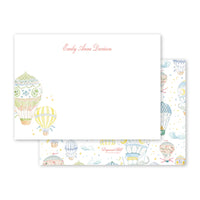Balloon Festival Flat Notecard for Kids