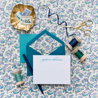Gorgeous Teal Beveled Notes - D2