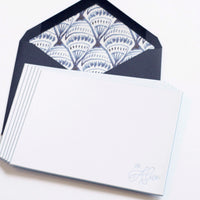 Light Blue Beveled Notes - D11