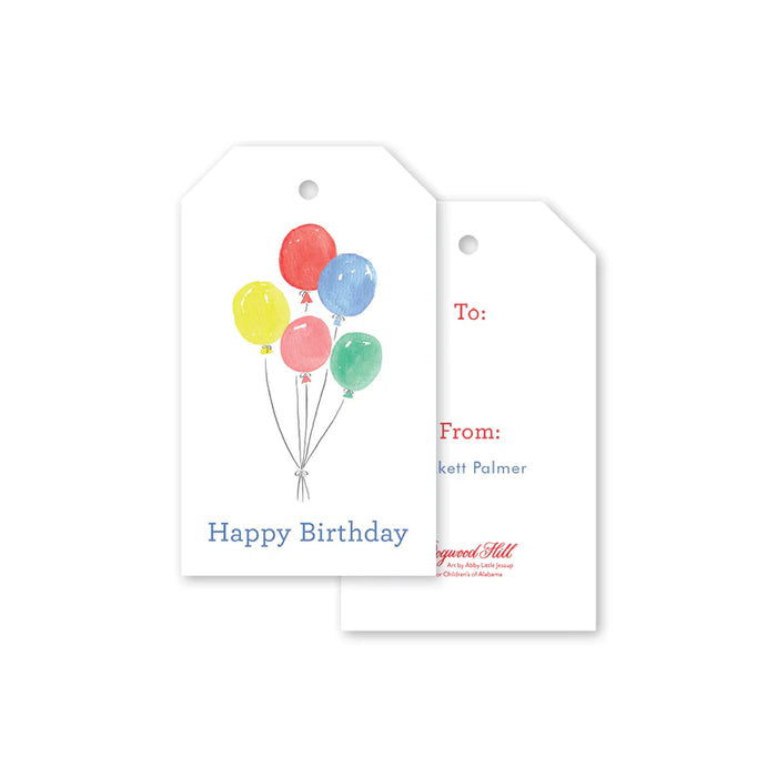Children's Hope Birthday Flat Printed Gift Tags