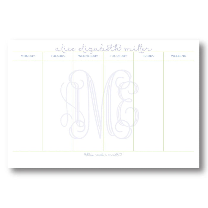 Personalized Desk Pad