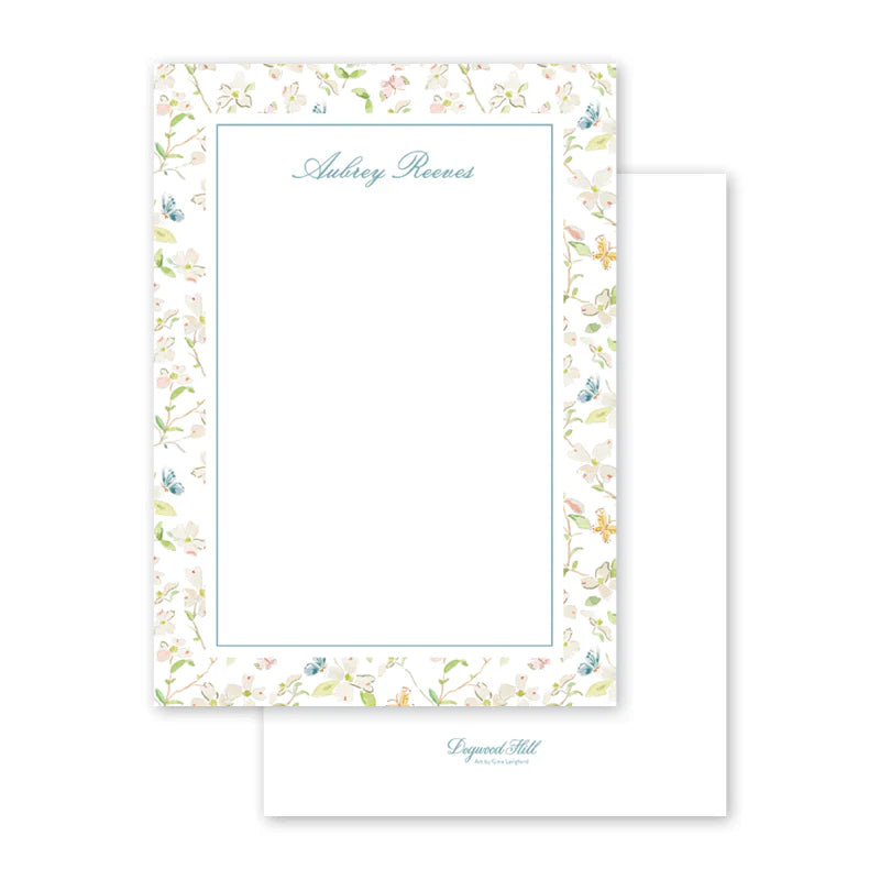 Garden Border Notecard