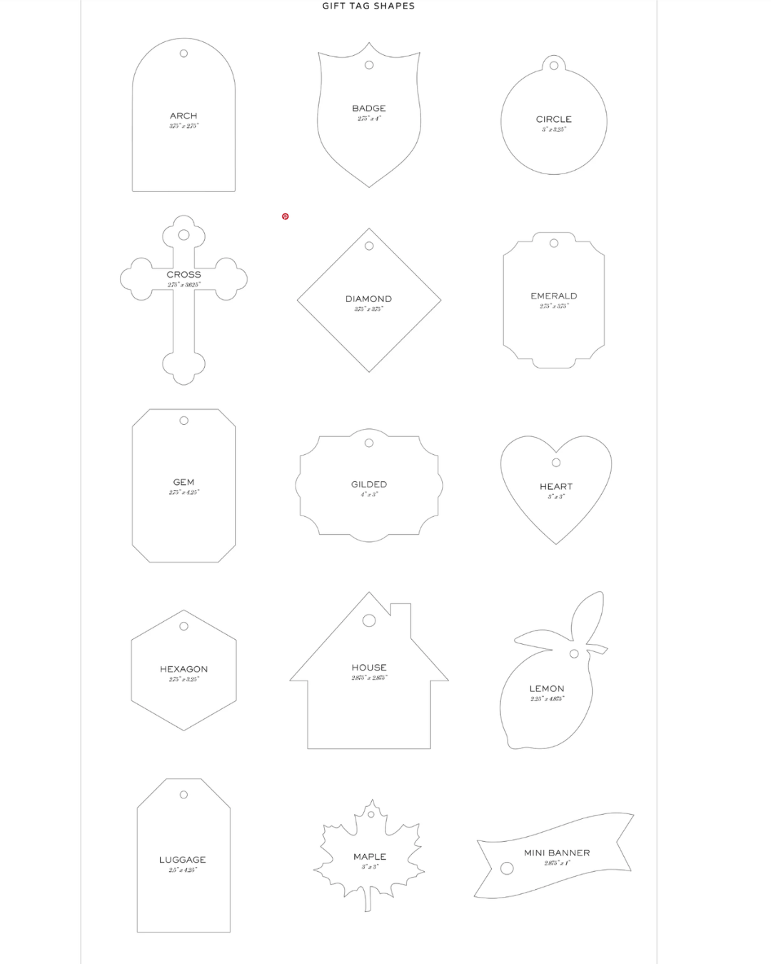 25 Personalized Gift Tags - Design T256