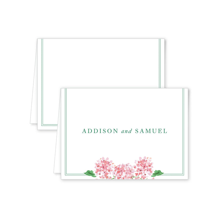 Hampton Pink Folded Notecard