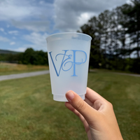 100 Custom Frost-Flex Cups with Initials