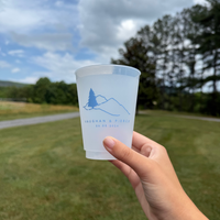100 Custom Frost-Flex Cups with Initials