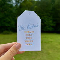 Letterpress Gift Tags - Design T21