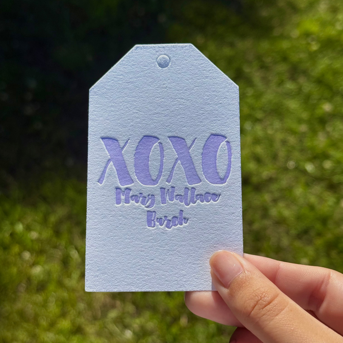 Letterpress Gift Tags - T88