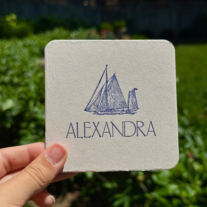 Custom Sail Boat Coasters