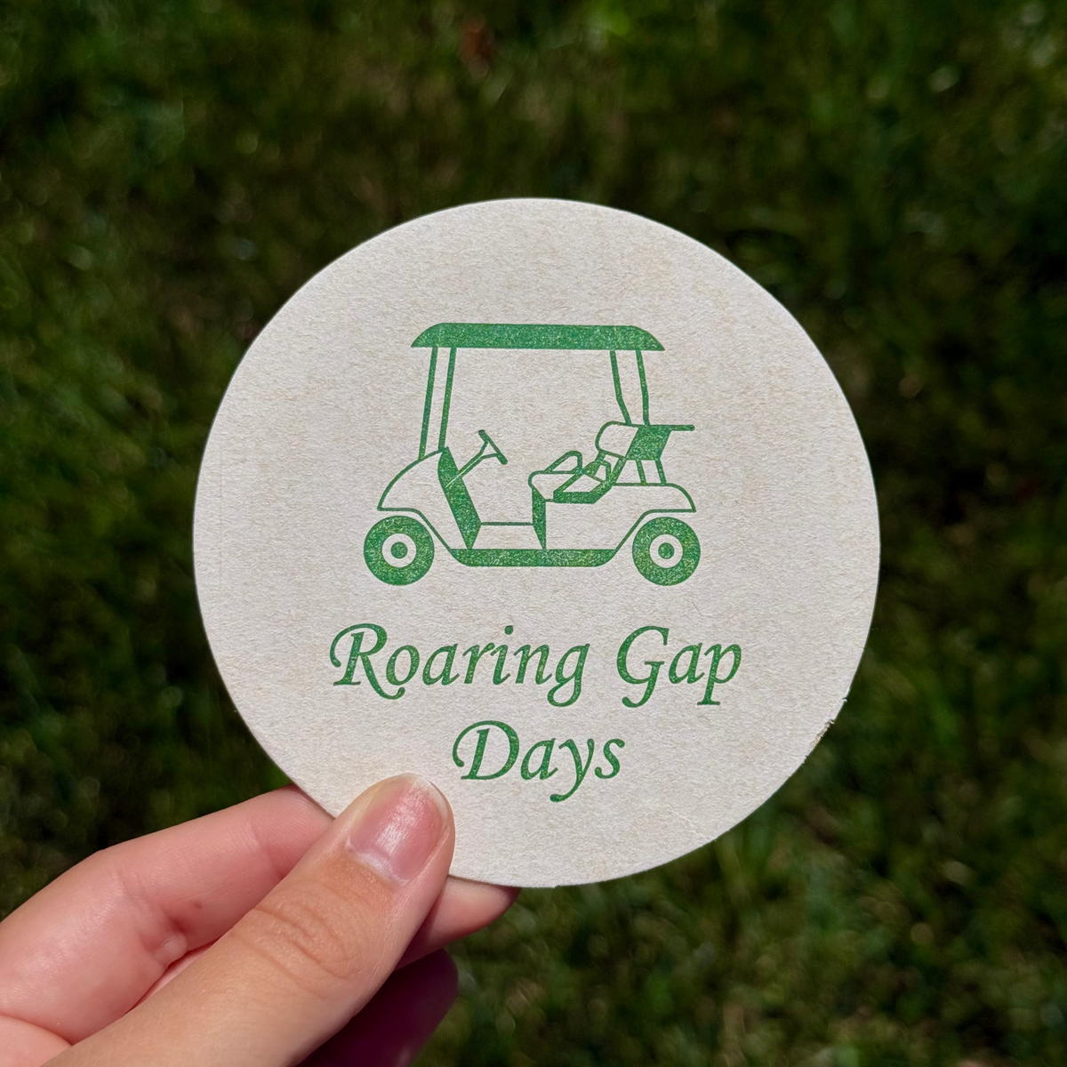 Custom Golf Cart Coasters
