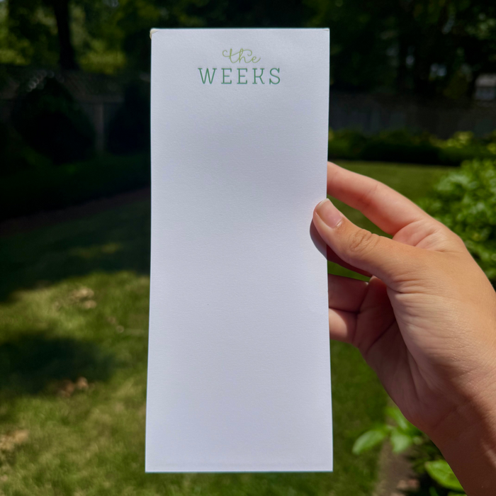 Customizeable Skinny Notepad