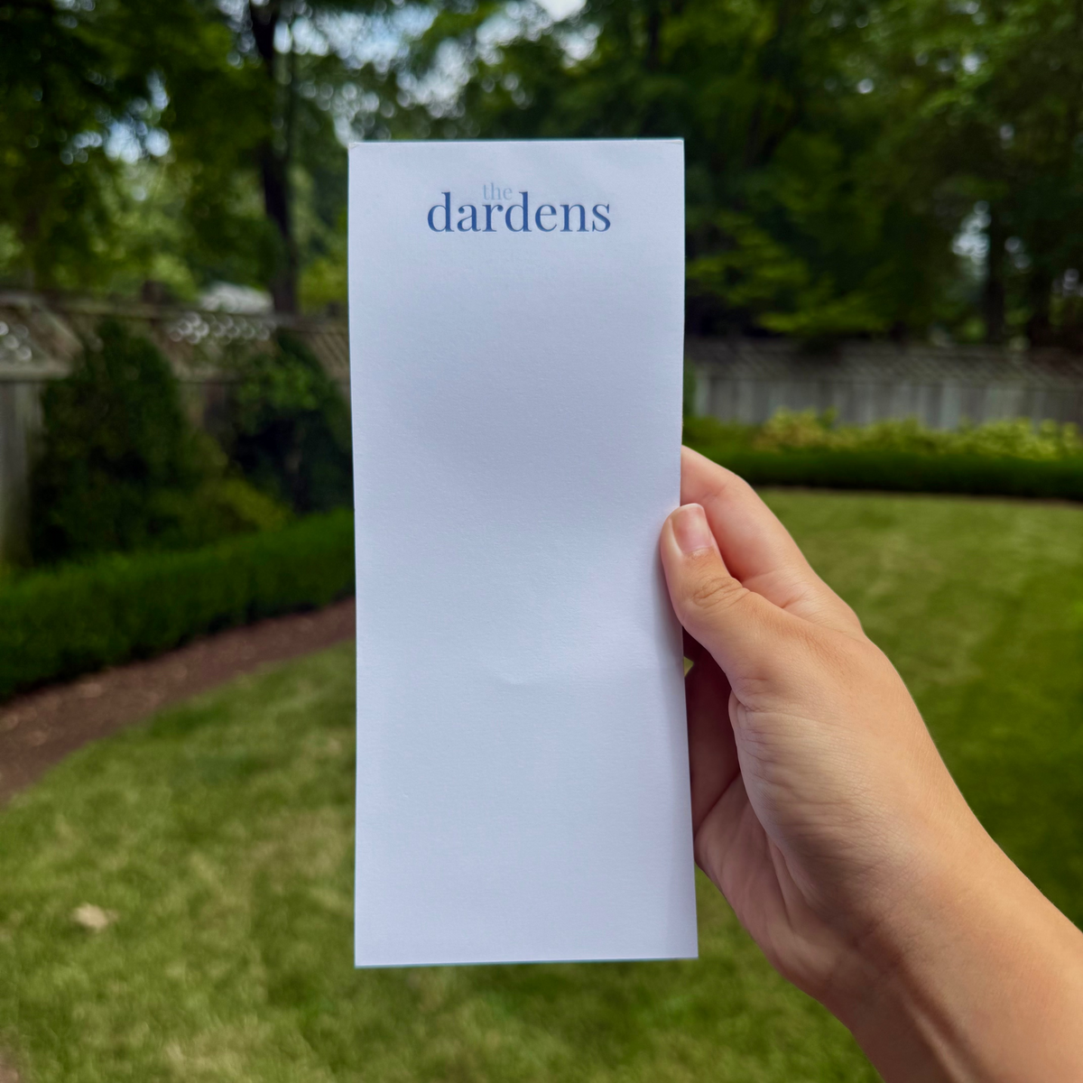 Customizeable Skinny Notepad