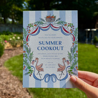Summer Cookout Party Invitation