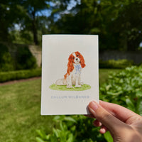 Cavalier Garden Blenheim Folded Notecard