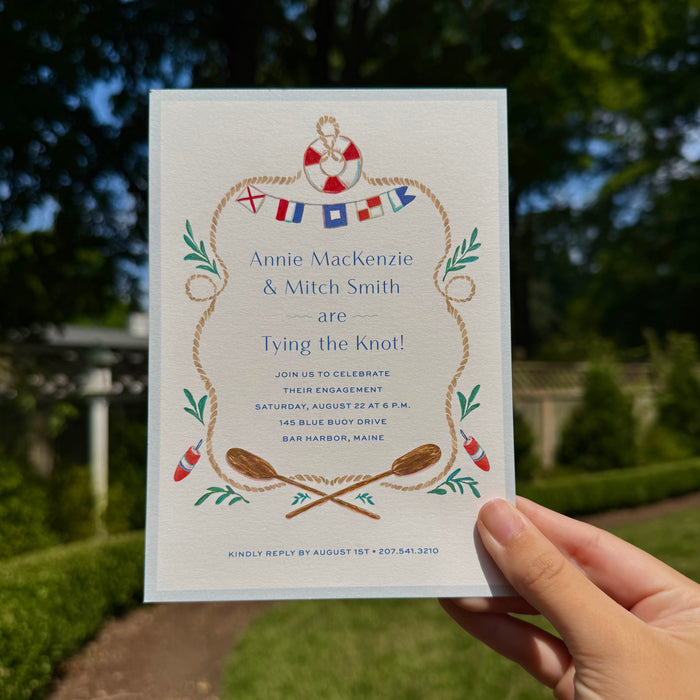 Tying the Knot Party Invitations