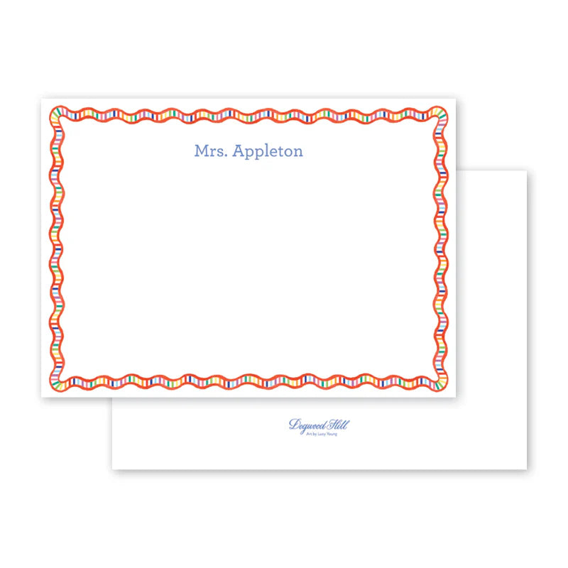 50 Teacher Appreciation Flat Notecards