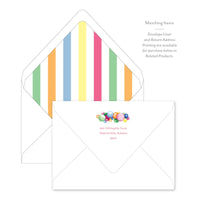 Funfetti Balloon Garland Birthday Invitation