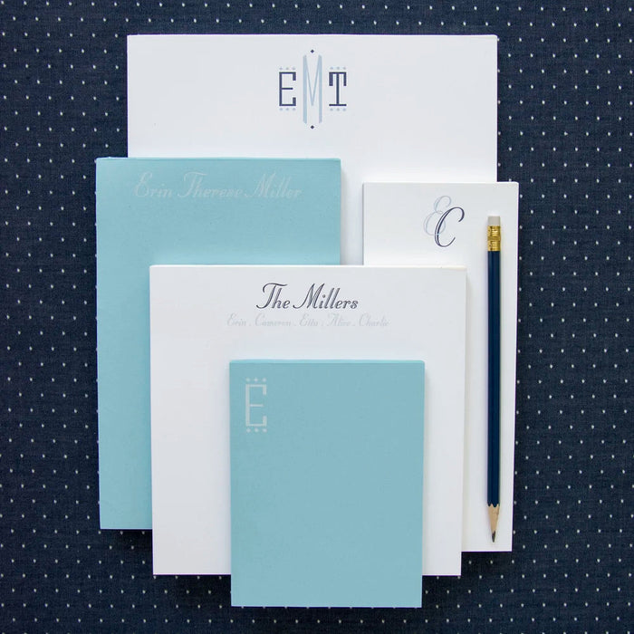 Light Blue Luxe Set of Notepads
