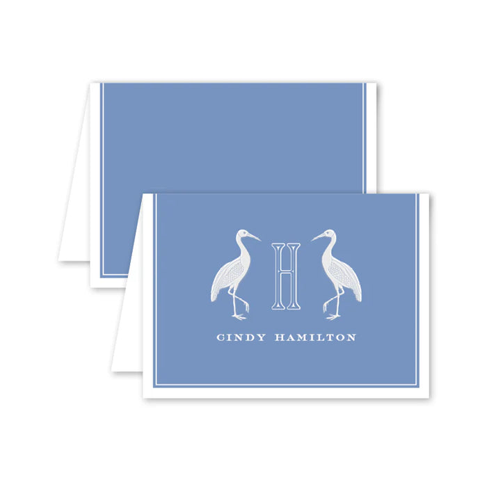 English Elegance Crane Folded Note