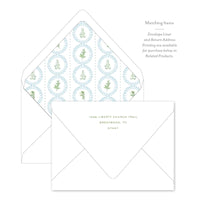 Lily of the Valley Folded Notecard