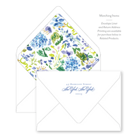 Hamptons Folded Flat Notecard