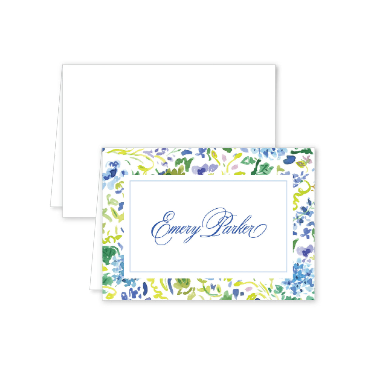 Hamptons Folded Flat Notecard