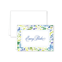 Hamptons Folded Flat Notecard