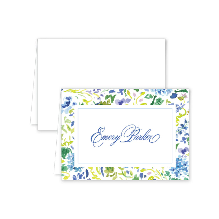 Hamptons Folded Flat Notecard