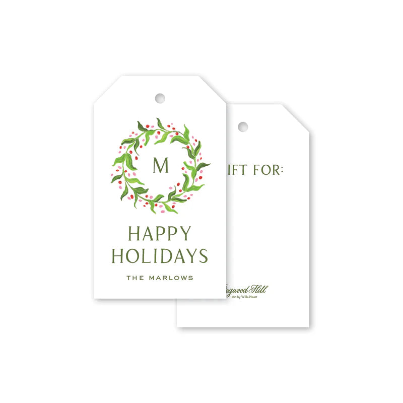 Happy Holidays Gift Tags