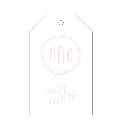 Letterpress Gift Tag - Style T105