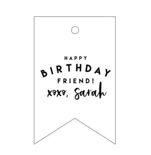 Letterpress Gift Tag - Style T242