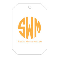 Monogram Letterpress Gift Tags - Style T72