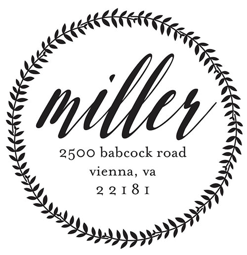 Return Address Stamp - Style 6