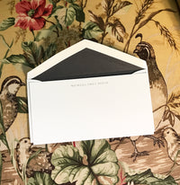 50 Engraved #7 Notecards for Men