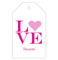 Love gift tags personalized with a name. Great gift!