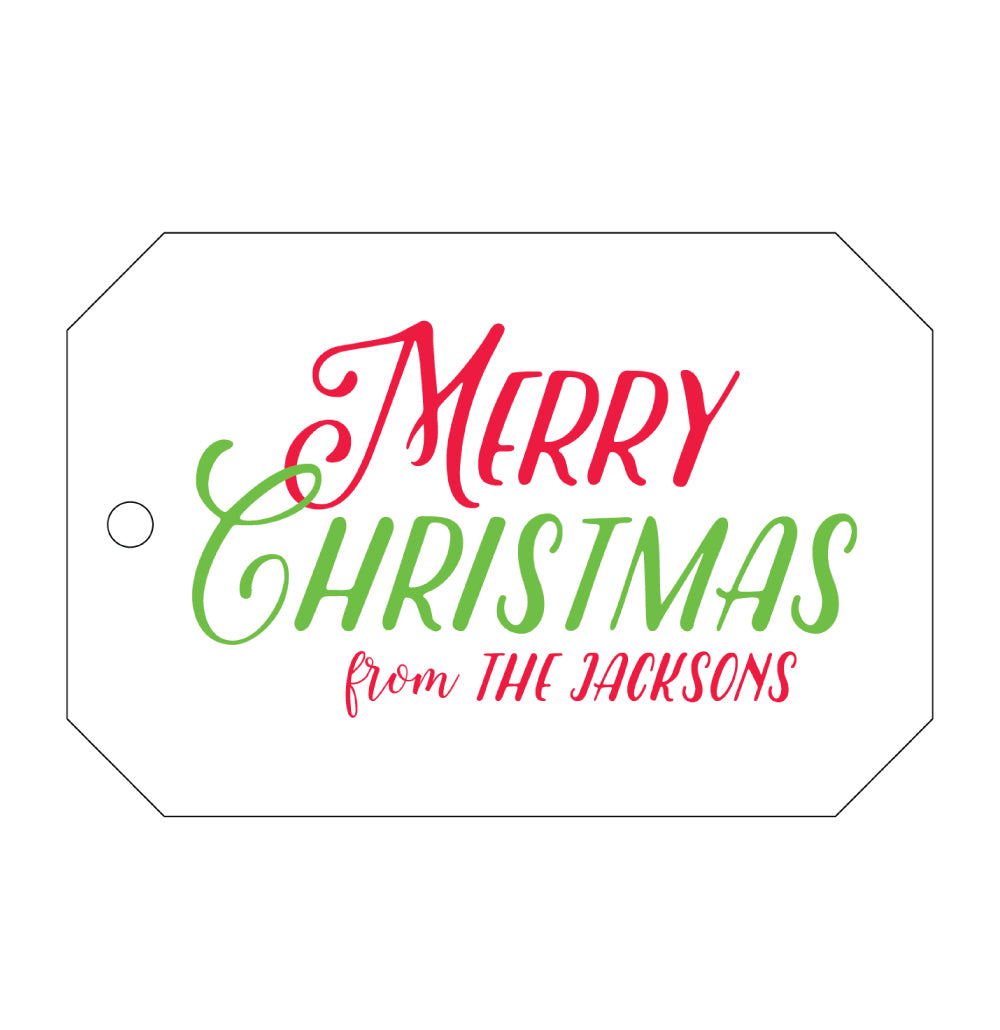 Merry Christmas Tags T32