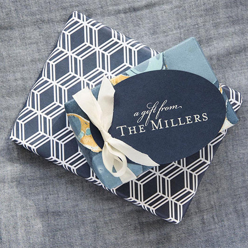 Letterpress Gift Tags - With White Foil