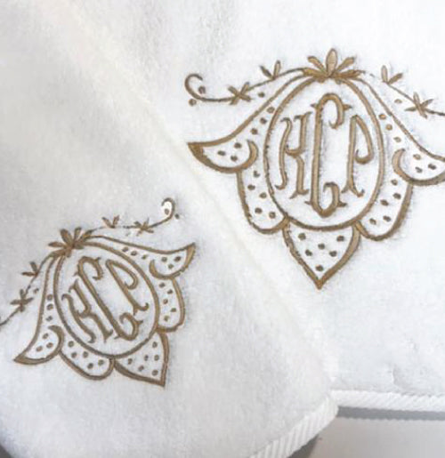 Super Soft Towel with the Warwick Monogram